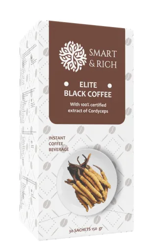 Black Coffee with Cordyceps Extract