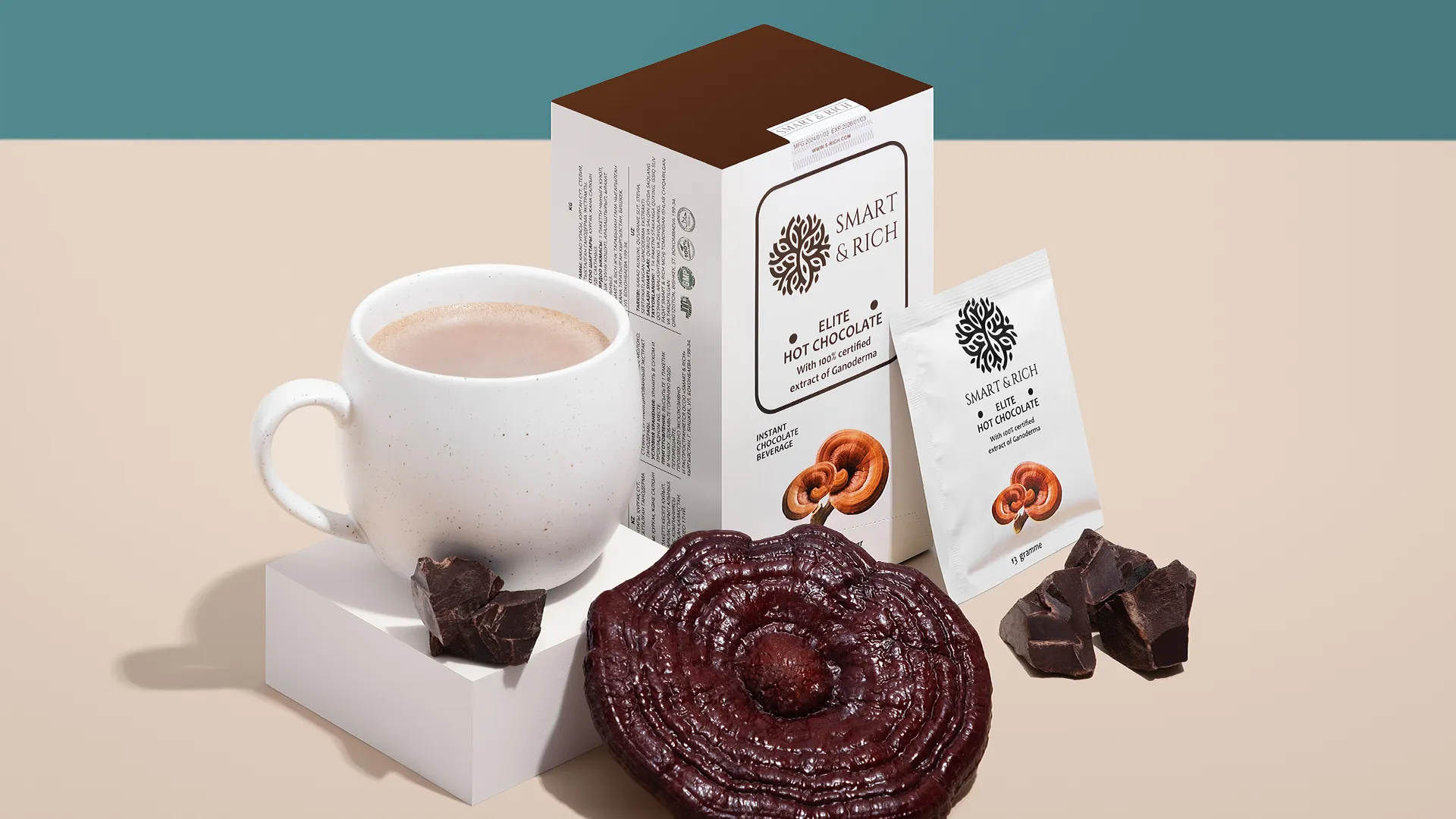 Hot Chocolate with Ganoderma Extract