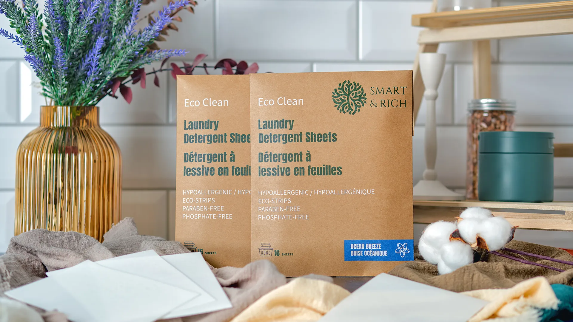 Eco Clean Laundry Detergent Sheets