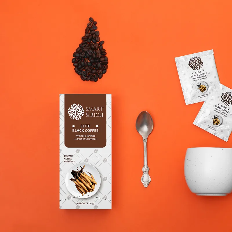 Black Coffee with Cordyceps Extract