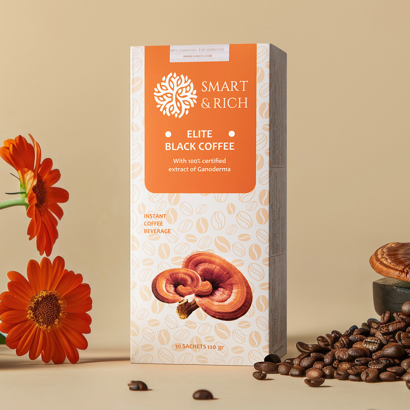 Black Coffee with Ganoderma Extract — 1