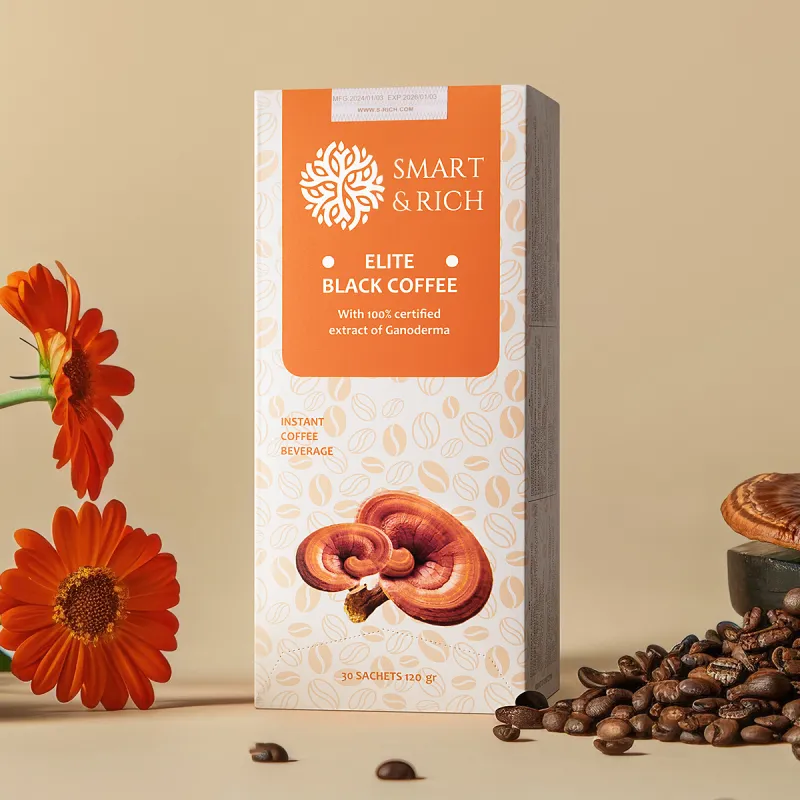Black Coffee with Ganoderma Extract — 1