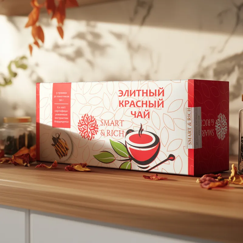 Красный Чай c экстрактом Кордицепса — 2