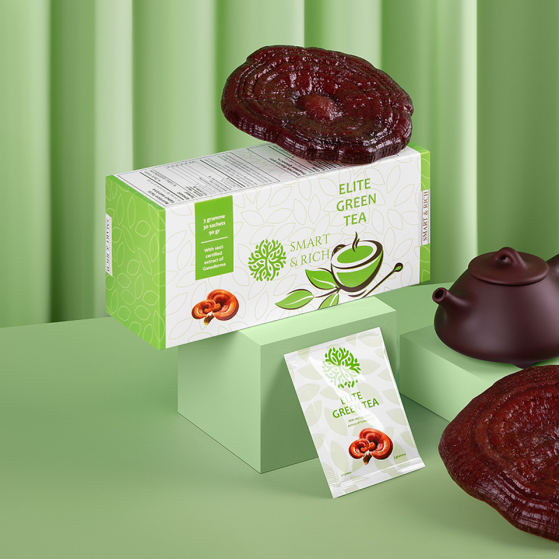 Green Tea with Ganoderma Extract — 2